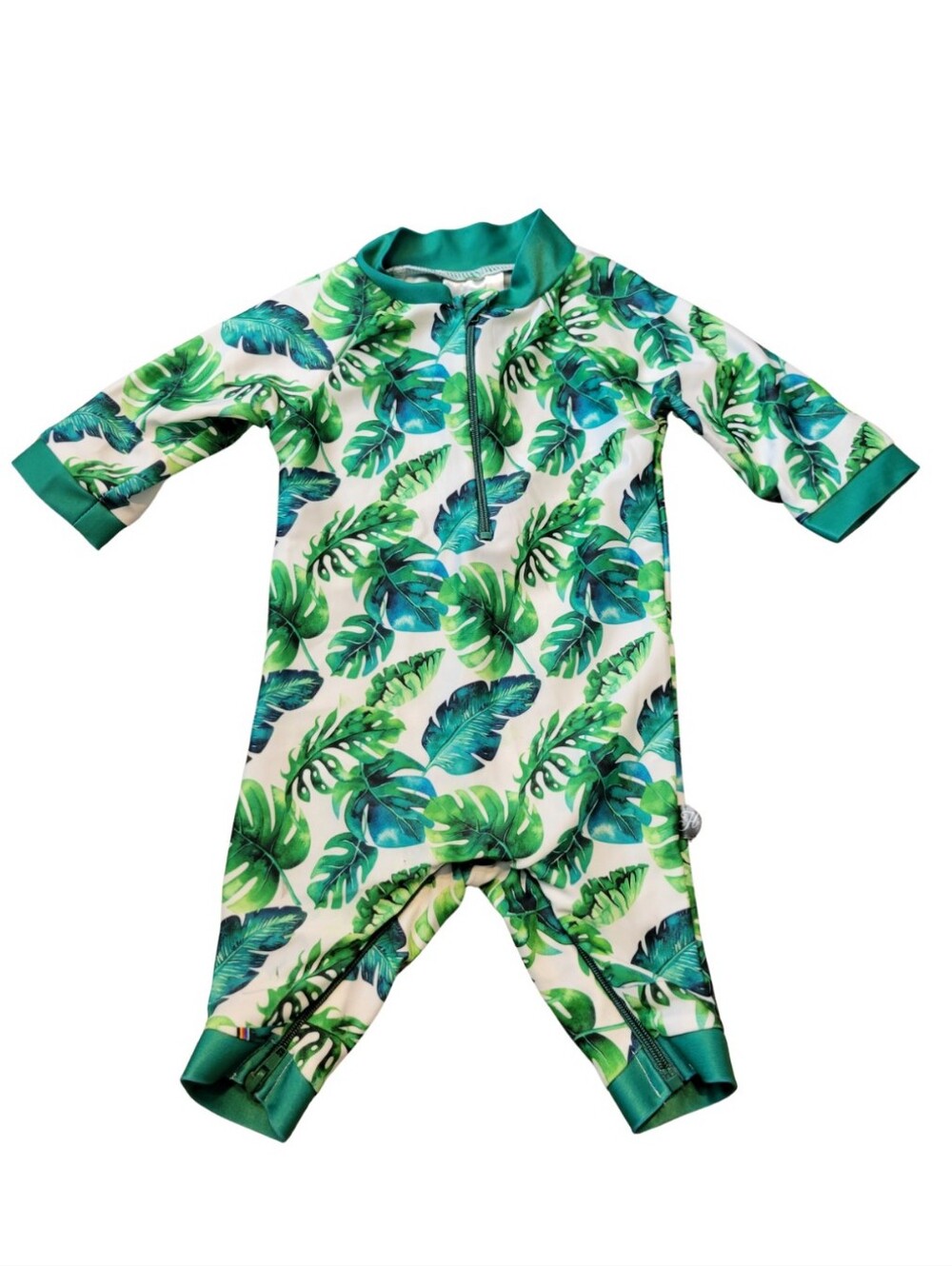 Honeysuckle Swim Co Full Zipper Sunsuit 0-6 Months